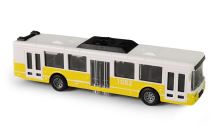 Autobus MHD žlutý 16 cm - otevírací dveře