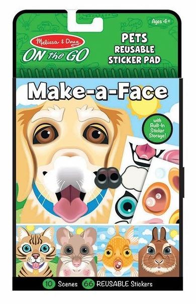 Melissa & Doug Vytvoř si obličej Domácí mazlíčci