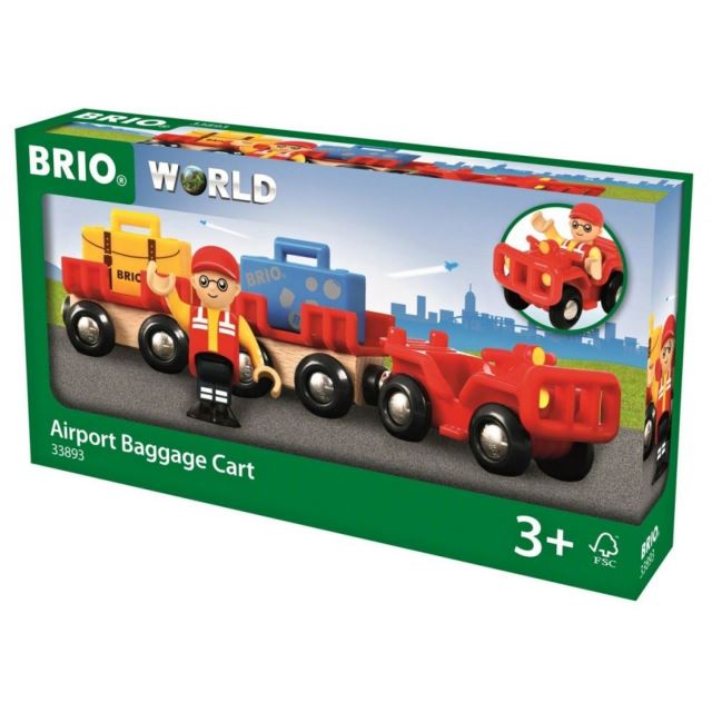 BRIO 33893 Vozík s letištními zavazadly