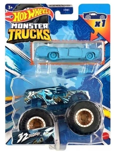 Hot Wheels® Monster Trucks s angličákem 32 DEGREES, Mattel HKM15