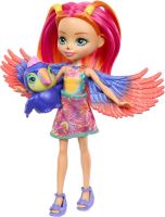 ENCHANTIMALS Sunshine Beach panenka Trippi Toucan a Canopy, Mattel HRX83 (4)