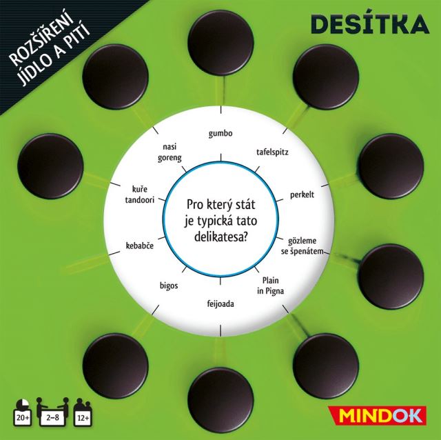 Mindok Desítka: rozšíření Jídlo a pití