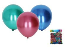 Balónek nafukovací 25cm chromový, 100ks