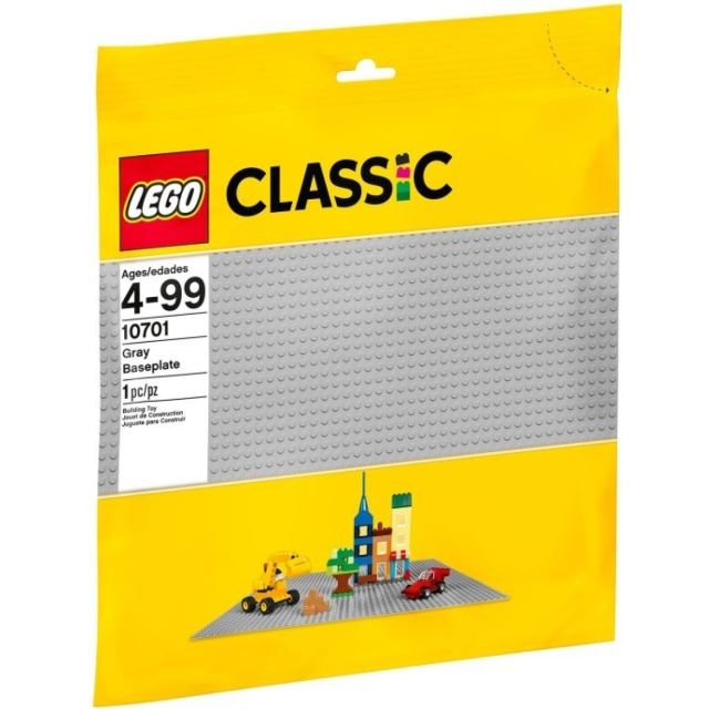LEGO® Classic 10701 Velká podložka na stavění šedá