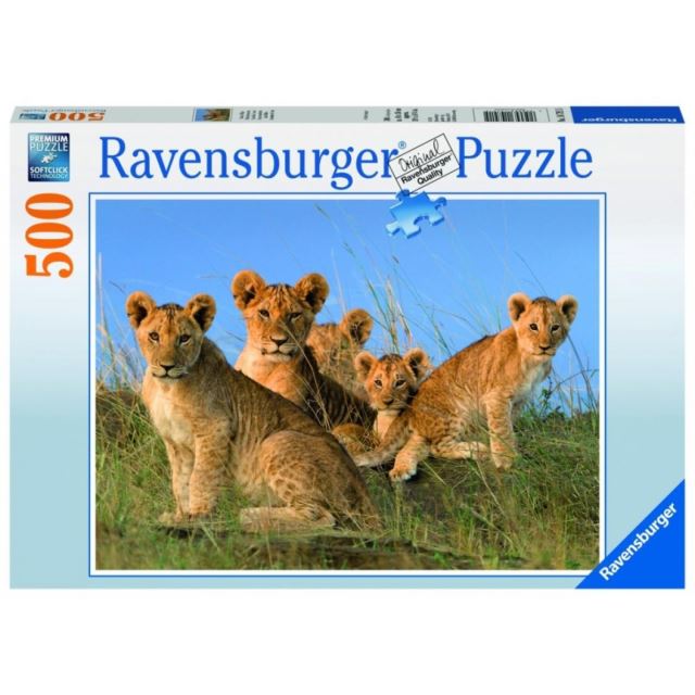 Ravensburger 14791 Puzzle Lvíčí mláďata 500 dílků