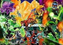 Ravensburger 01345 Puzzle Green Lantern zberateľská edícia 1000 dielikov (1)