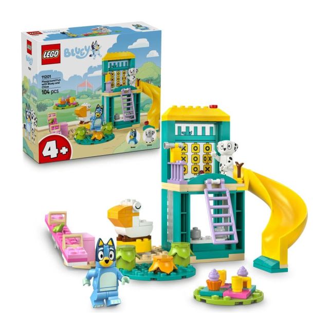 LEGO® BLUEY 11201 Bluey, Chloe a zábava na ihrisku