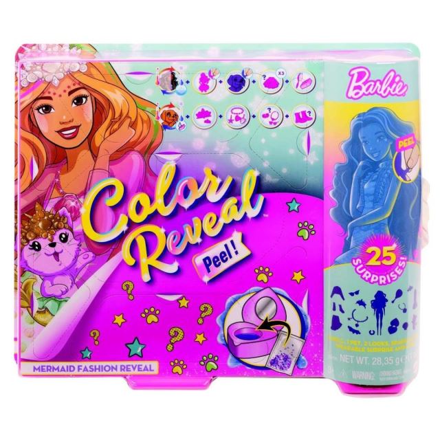 Barbie Color reveal Fantasy Mořská panna, Mattel GXV93
