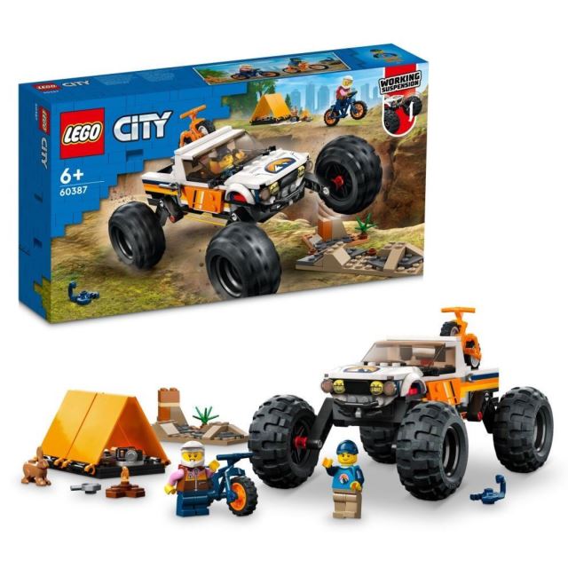 LEGO® CITY 60387 Dobrodružstvá s terénnym autom 4 x 4