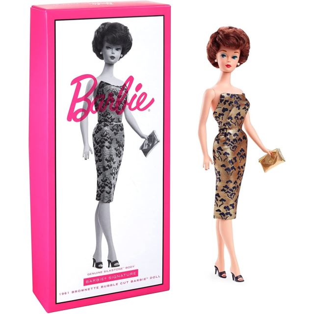 Mattel Barbie Silkstone 1961 V zlatých šatách, GXL25