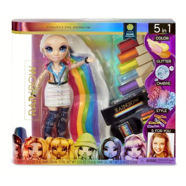 MGA Rainbow High Vlasové studio s panenkou AMAYA RAINE