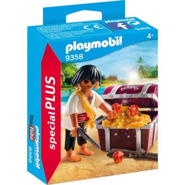Playmobil 9358 Pirát a poklad