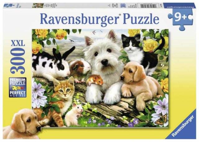 Ravensburger 13160 Puzzle Veselé přátelství zvířat 300 dílků