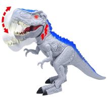 Mighty Megasaur T-Rex chodiaci s efektmi 55 cm zšedý (4)