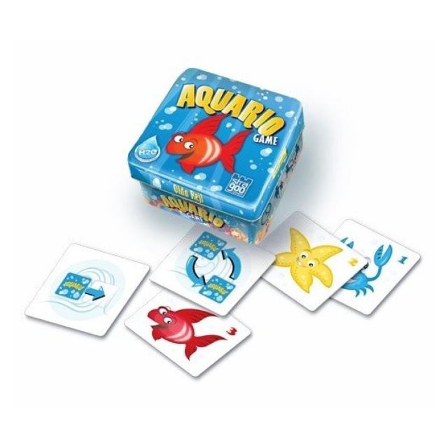 Aquario Postřehová hra v plechové krabičce