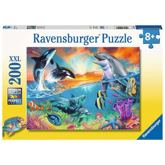 Ravensburger 12900 Puzzle Život v oceánu 200 XXL dílků