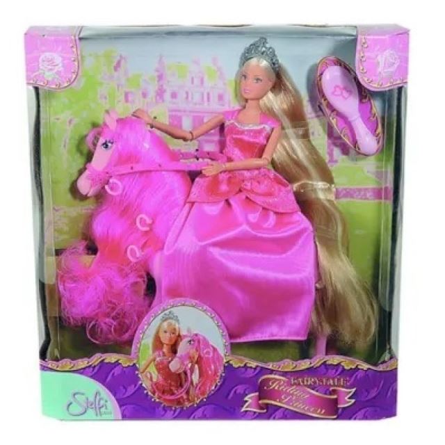 Bábika Steffi Princezná na koni