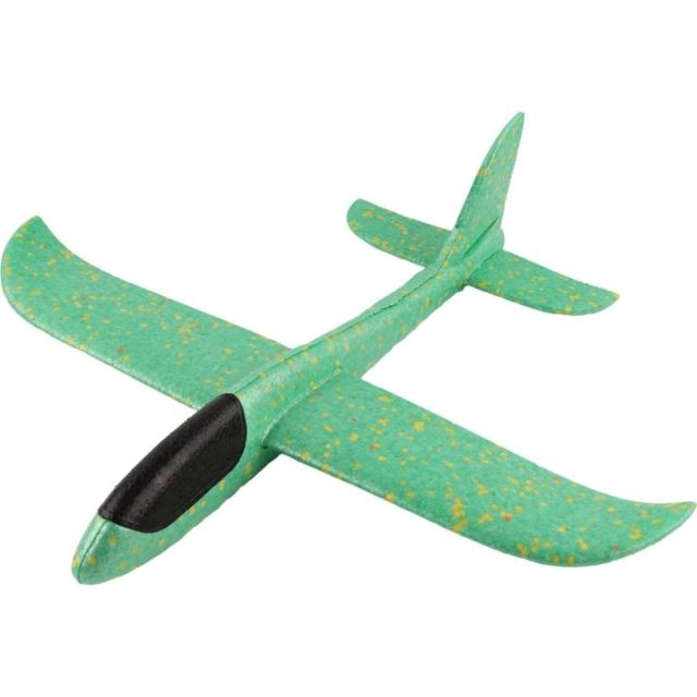 Lietadlo hádzacie penové 47 cm zelené