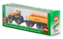 SIKU Farmer 1858 Traktor se sklápěcím přívěsem 1:87 (1)
