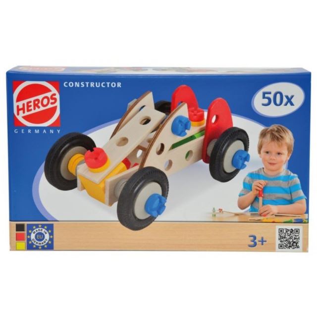 HEROS stavebnice Constructor Racer, 3 modely, 50ks