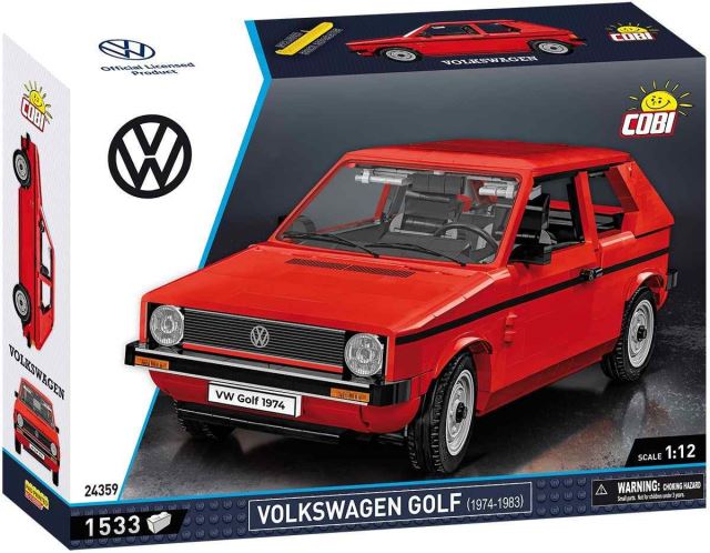 Cobi 24359 Volkswagen Golf (1974-1983), 1:12, 1533 k