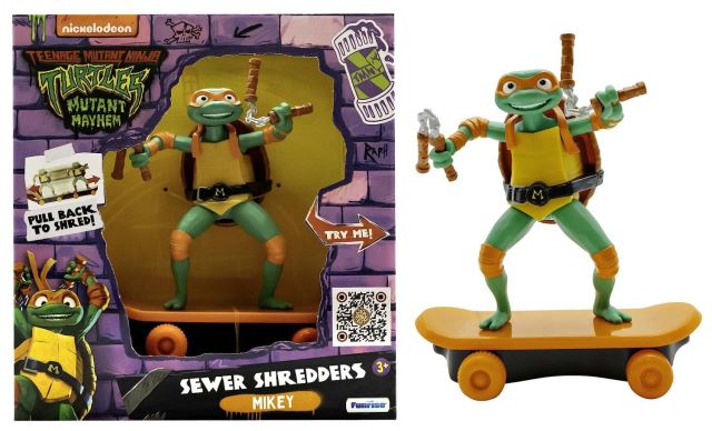 TMNT Korytnačky Ninja skate Sewer Shredders MIKEY
