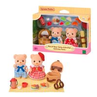 Sylvanian Families 5852 Sušenkoví medvídci sestra a bratr na pikniku