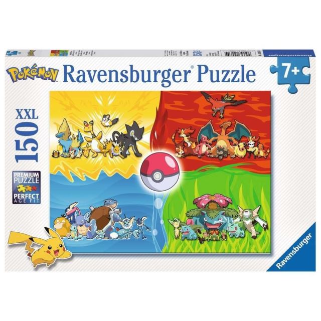 Ravensburger 10035 Puzzle Druhy Pokémonů XXL 150 dílků