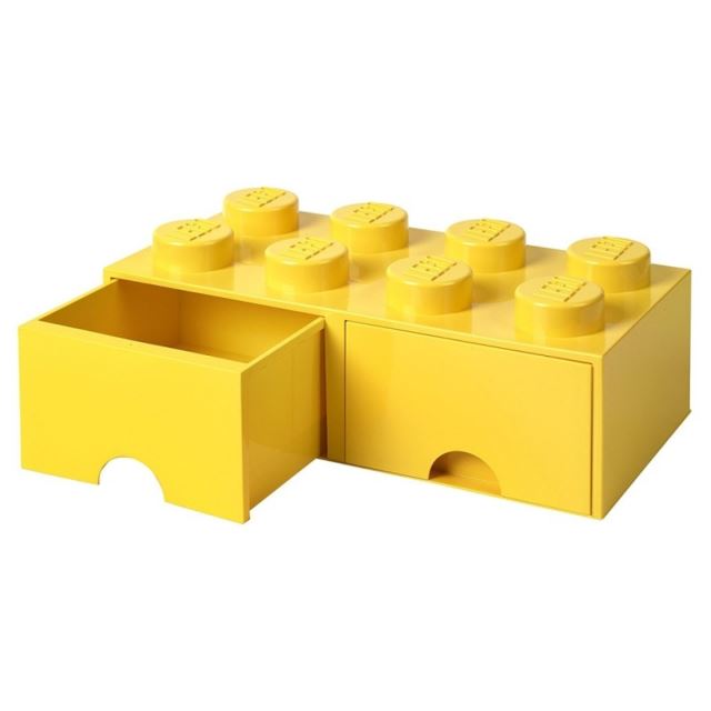 LEGO® Úložný box 250x502x181 se šuplíky žlutý