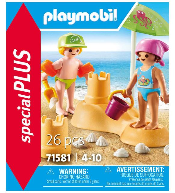Playmobil 71581 Deti s hradom z piesku