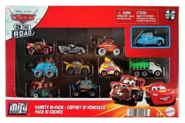 Cars 3 Mini autá 10ks, Mattel HLV32