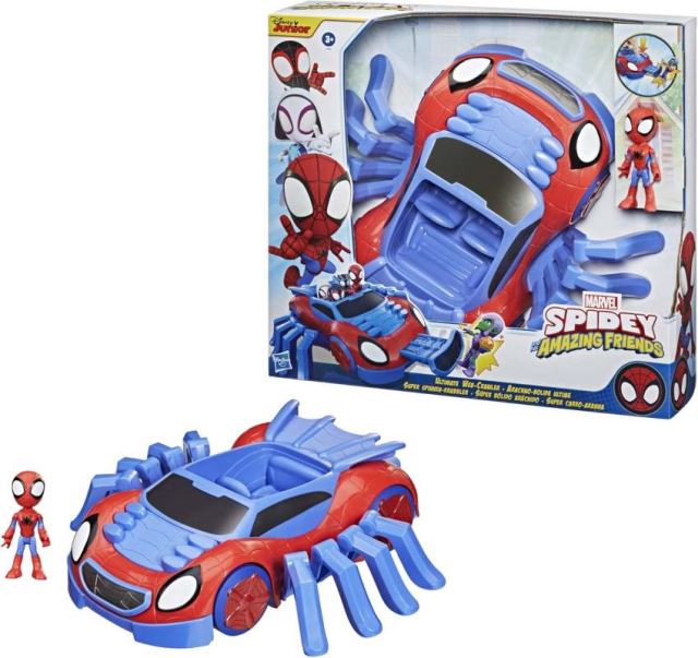 Hasbro Spiderman SPIDEY AND FRIENDS Auto WebCrawler, F1460