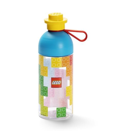 LEGO® Fľaša na pitie transparentná 0,5l Iconic