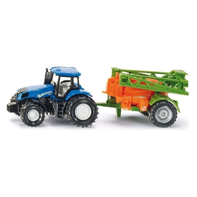 SIKU 1668 Traktor s přívěsem na rozprašování hnojiva 1:87