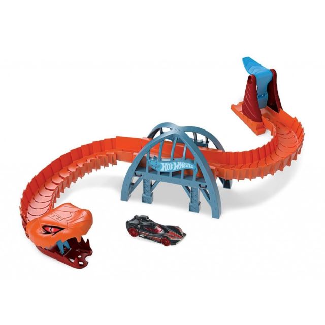 Hot Wheels City Utkej se s příšerou Hadí útok na mostě, Mattel GJK88