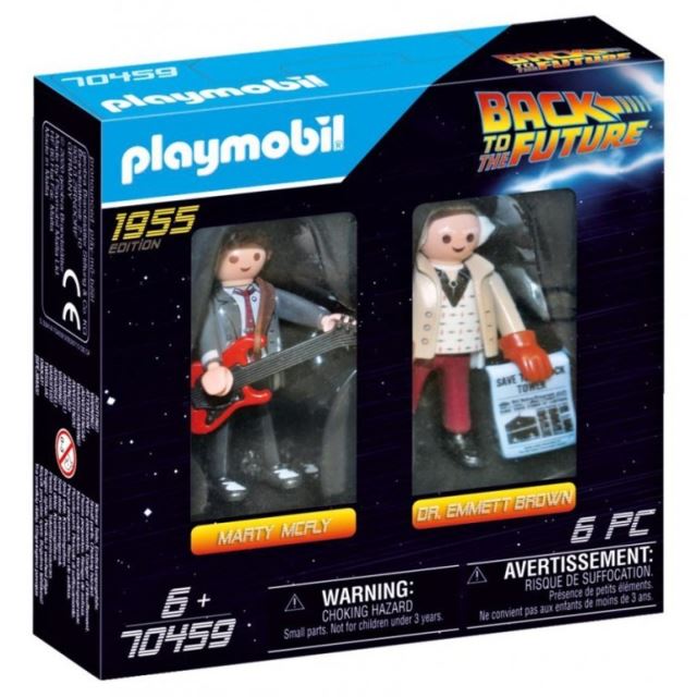 Playmobil 70459 Back to the Future Marty Mcfly a Dr. Emmet Brown