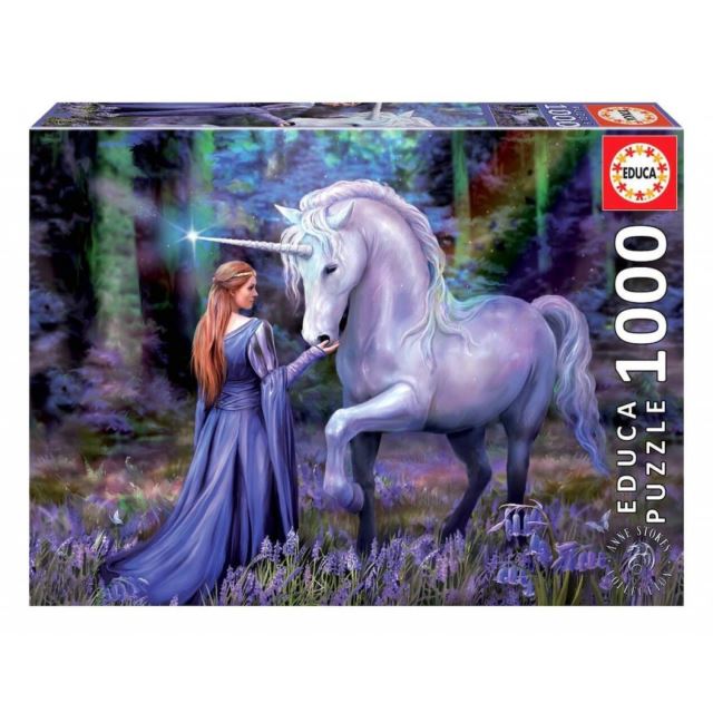 EDUCA 18494 Puzzle Bluebell Woods, Anne Stokes,1000 dílků