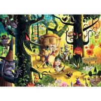 Ravensburger 00513 Puzzle Levy, tigre a medvede 1000 dielikov (1)