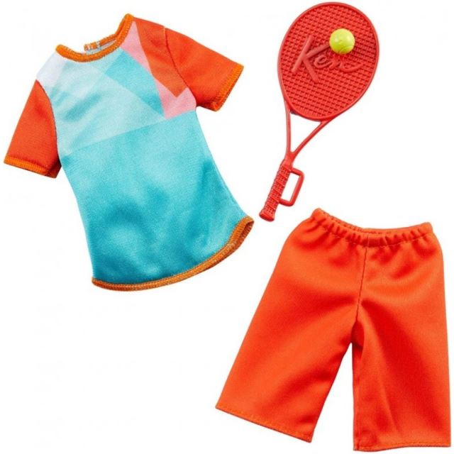 Barbie Kenovy profesní oblečky - Hráč tenisu, Mattel GHX41