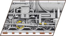 Cobi 6281 Kriegslokomotive Baureihe 52, 1:35, 2400 k, 1 f (4)