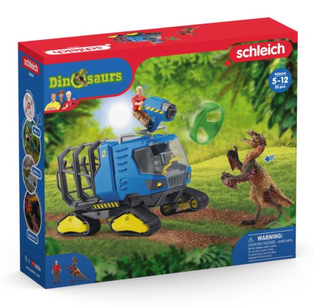 Schleich 42604 Pásové vozidlo na odchyt Dinosaurů