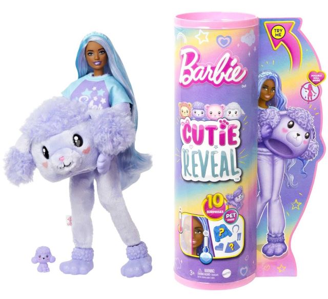 Mattel Barbie Cutie Reveal Pastelová edícia Pudel, HKR05