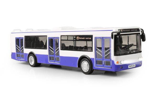 Originální autobus, který oznamuje stanice v českém jazyce, je rozhodně ten pravý dárek pro vaši jízdu! Vaše děti si ho zamilují!