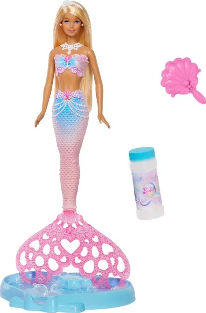 Mattel Barbie® BUBBLETASTIC mořská panna s bublinkovou ploutví, JLW56