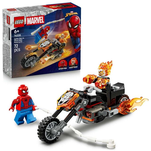 LEGO® Marvel 76335 Spider-Man vs. Ghost Rider na motorce