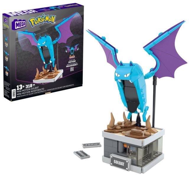 Mattel MEGA POKÉMON Mini pohyblivá figúrka GOLBAT