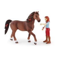 Schleich 42539 Zrzka Hannah s pohyblivými klouby na koni (1)