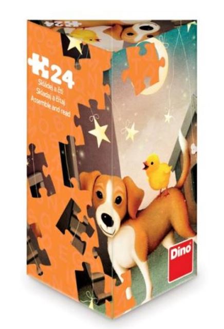 Dino Puzzle STRATENÉ KURIATKO 24 triangel