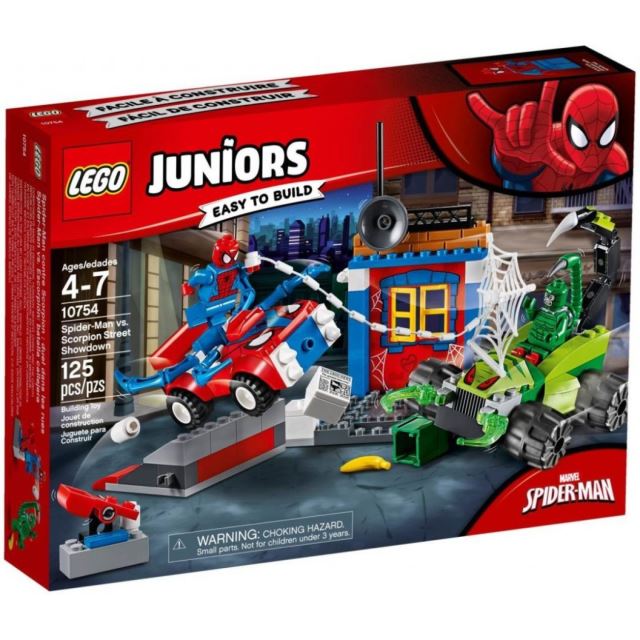 LEGO® SUPER HEROES 10754 Spider-Man vs. Scorpion - Souboj na silnici