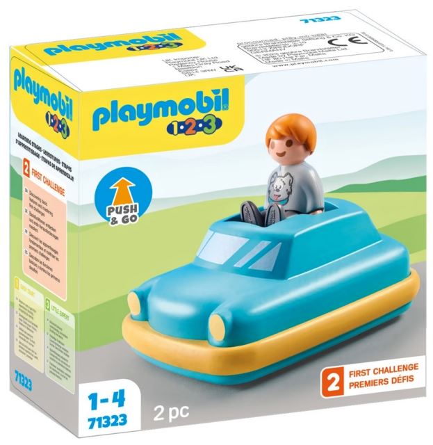 Playmobil 71323 Autíčko Push & Go (1.2.3)